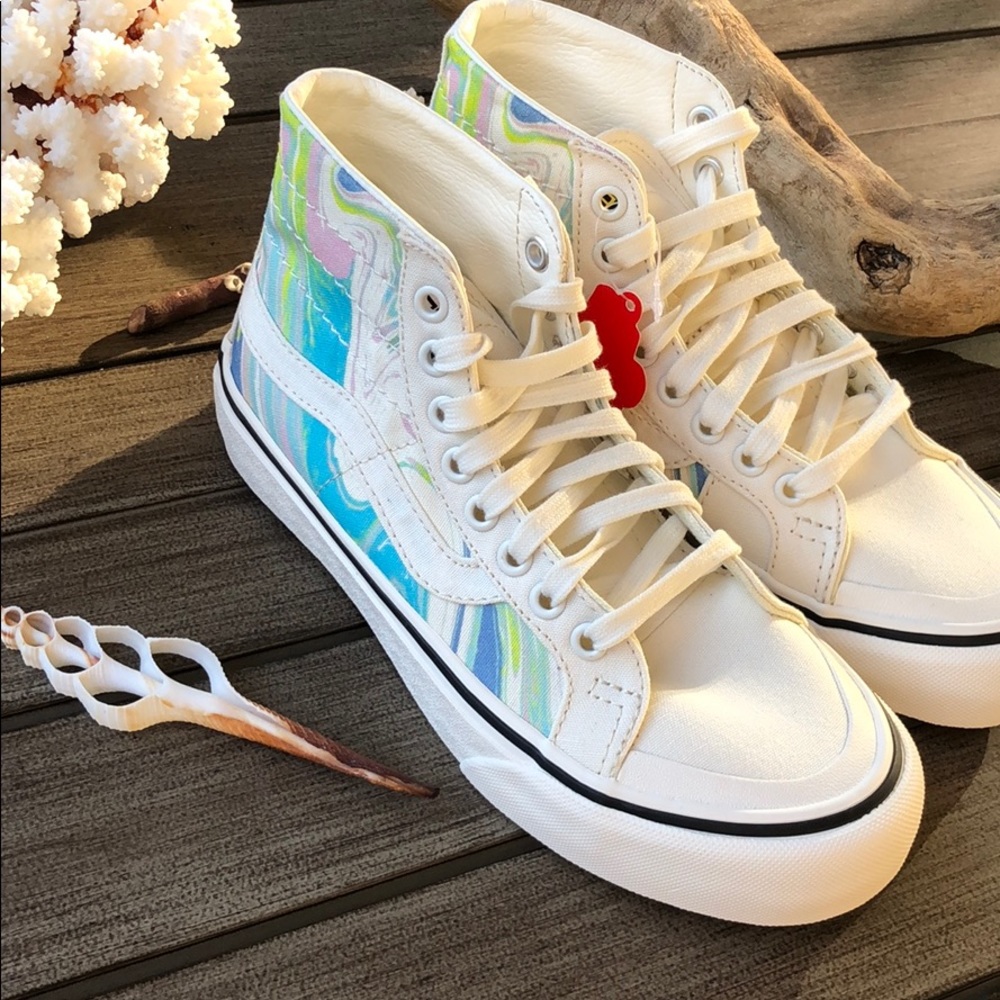 🌴🌼VANS-TIE DYED HIGH TOPS🌼🌴 - Picture 8 of 11
